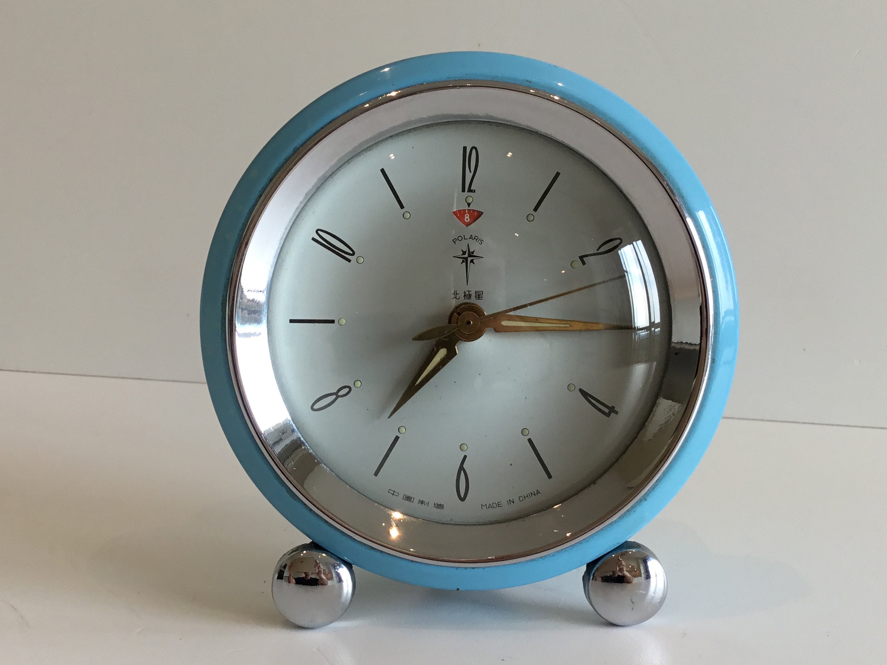 Vintage Alarm Clocks Set | 1960s Diamond & Polaris Collection, Working — photo 5 of 10