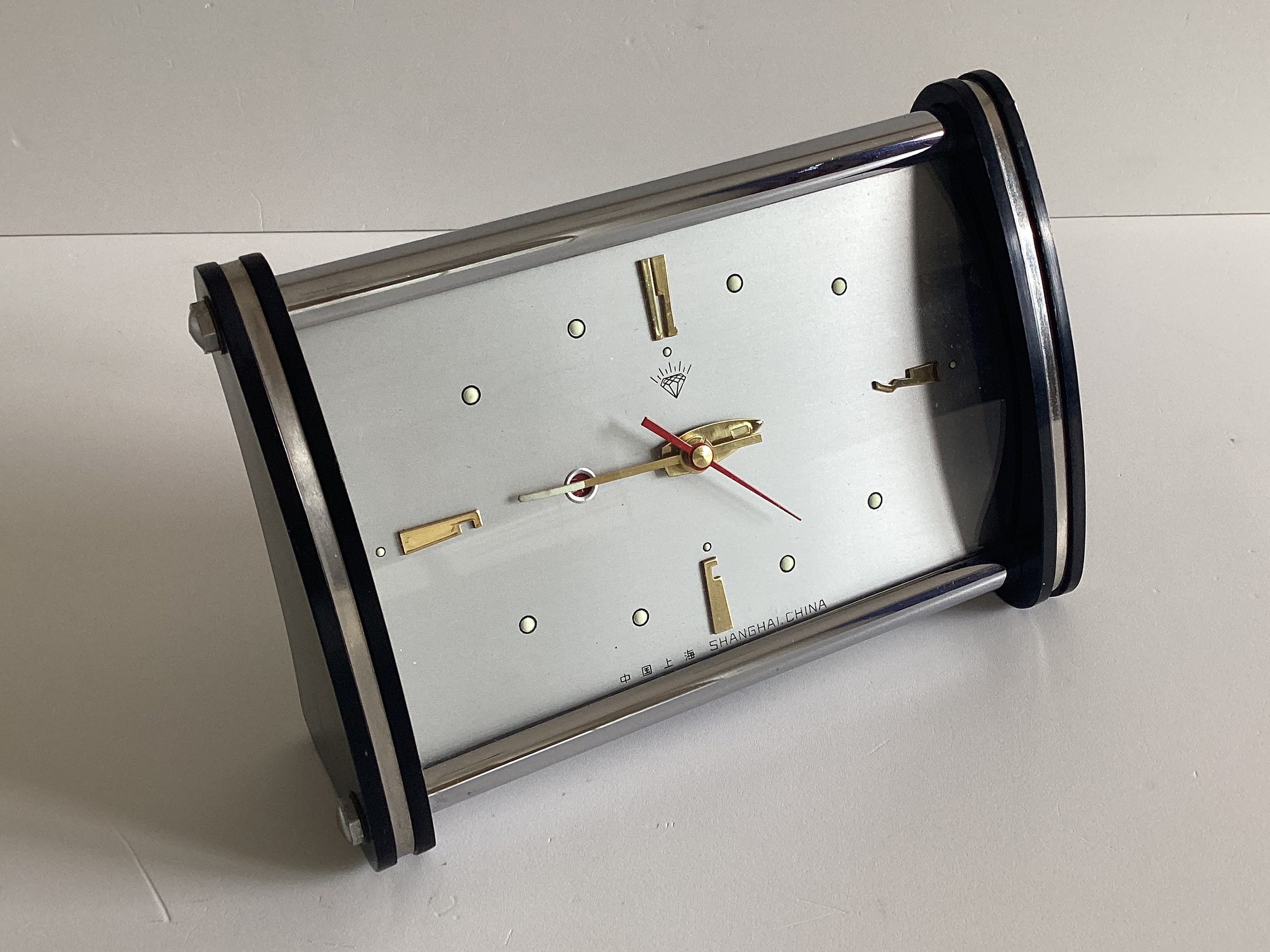 Vintage Alarm Clocks Set | 1960s Diamond & Polaris Collection, Working — photo 7 of 10
