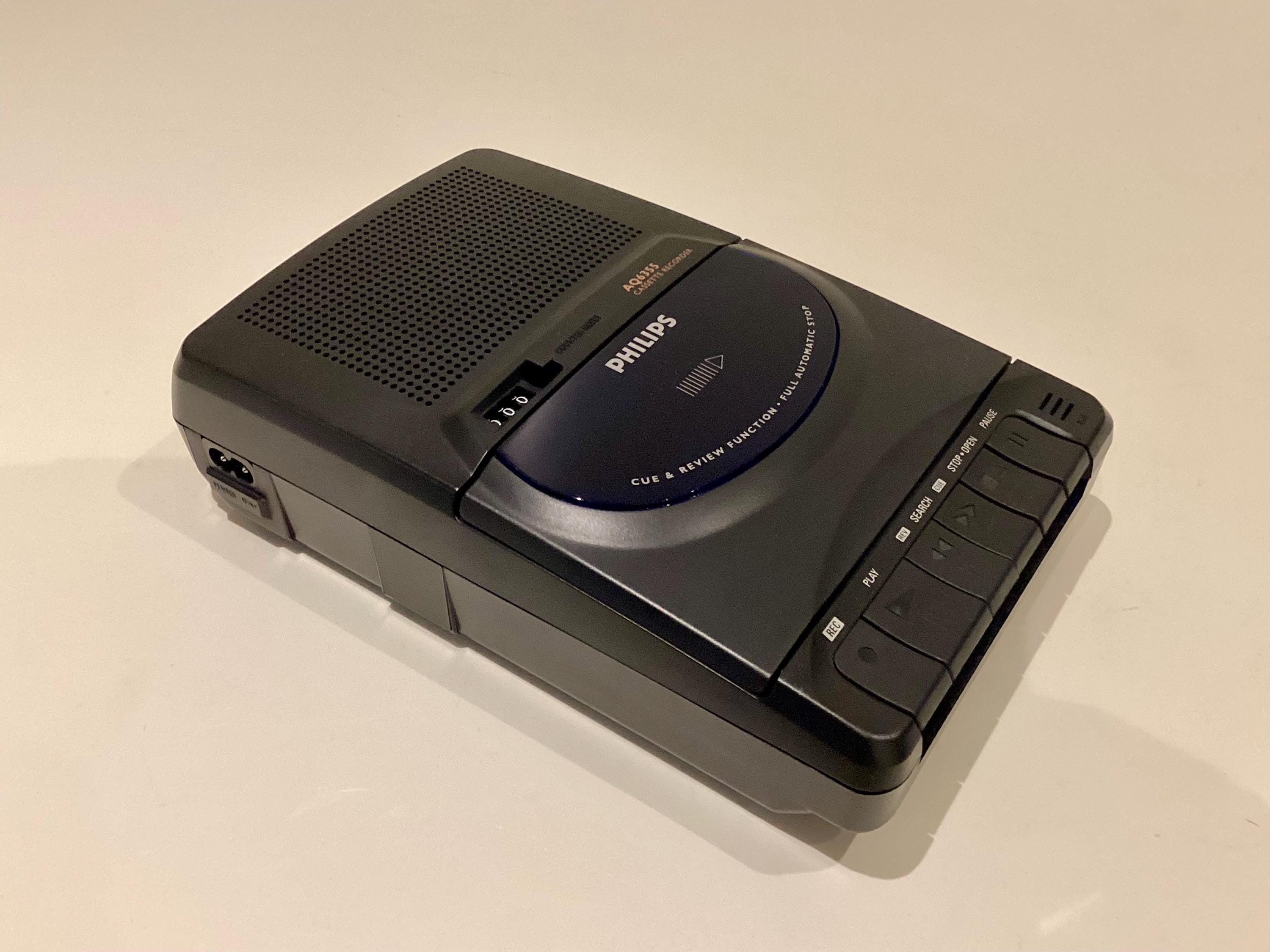 Vintage Cassette Player | Philips AQ6355 NOS Late 1990s, Portable Radio Recorder Sealed Box — photo 2 of 11