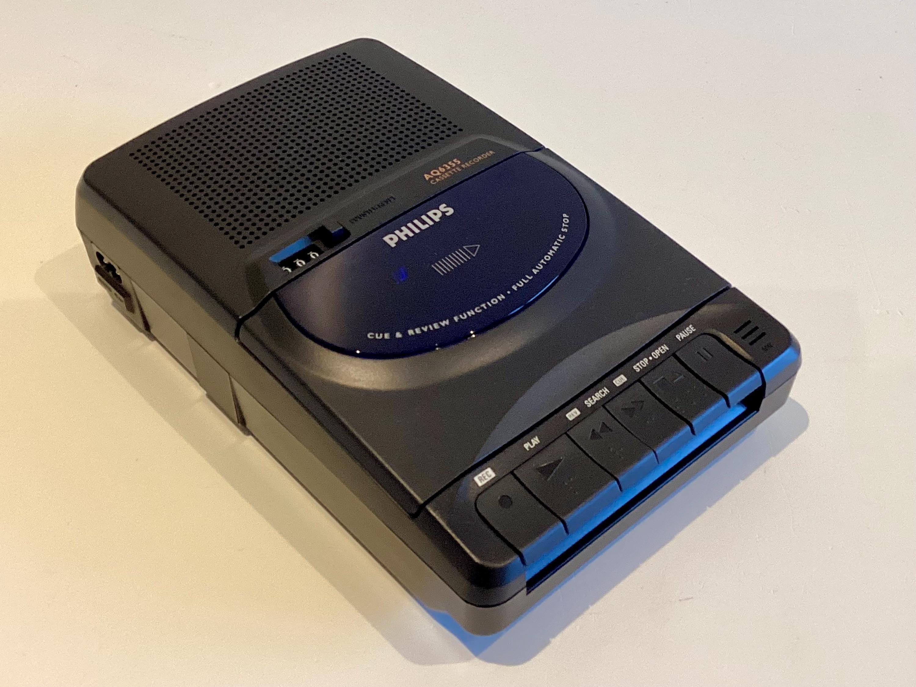 Vintage Cassette Player | Philips AQ6355 NOS Late 1990s, Portable Radio Recorder Sealed Box — photo 4 of 11