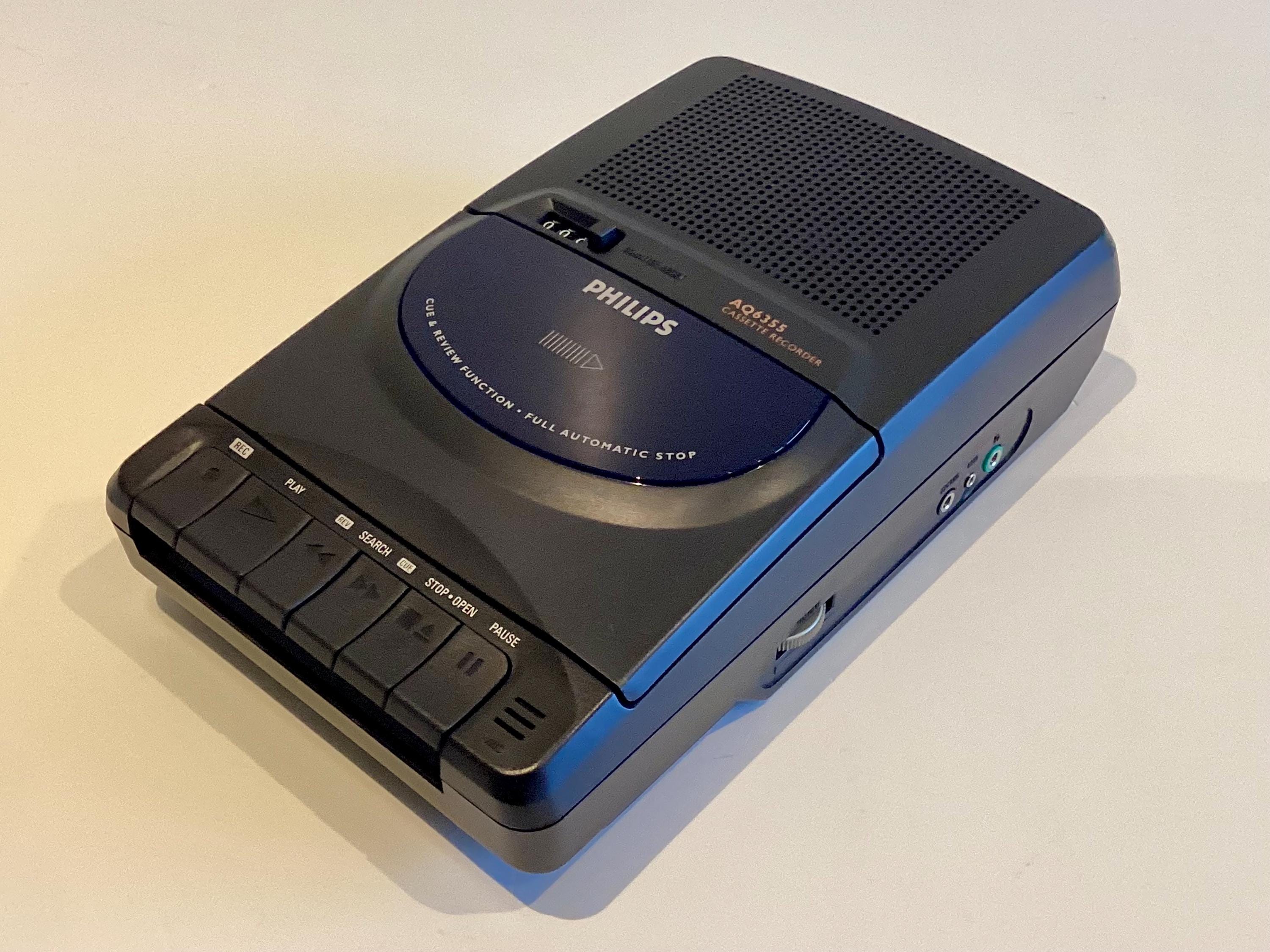 Vintage Cassette Player | Philips AQ6355 NOS Late 1990s, Portable Radio Recorder Sealed Box — photo 7 of 11
