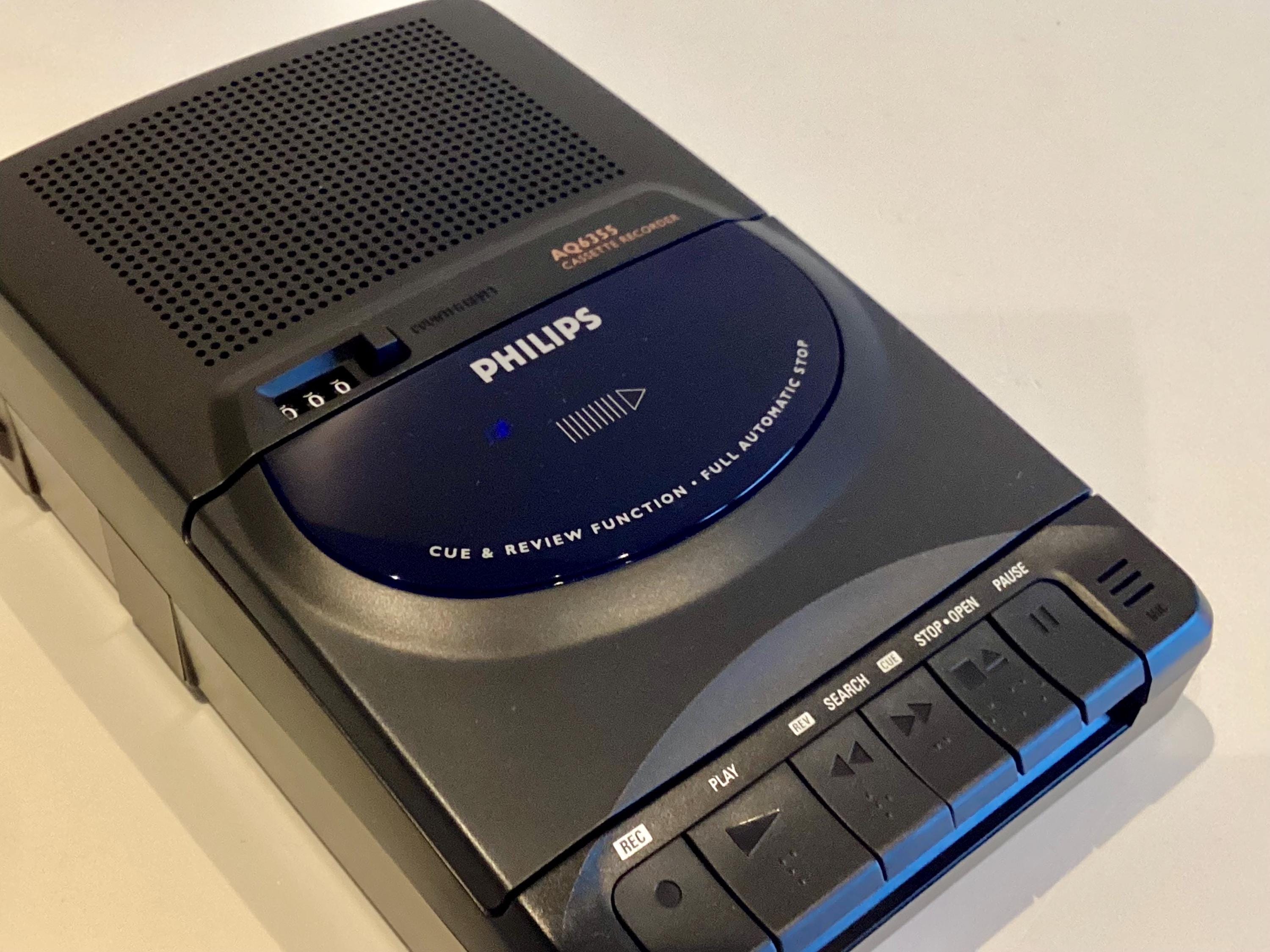Vintage Cassette Player | Philips AQ6355 NOS Late 1990s, Portable Radio Recorder Sealed Box — photo 8 of 11