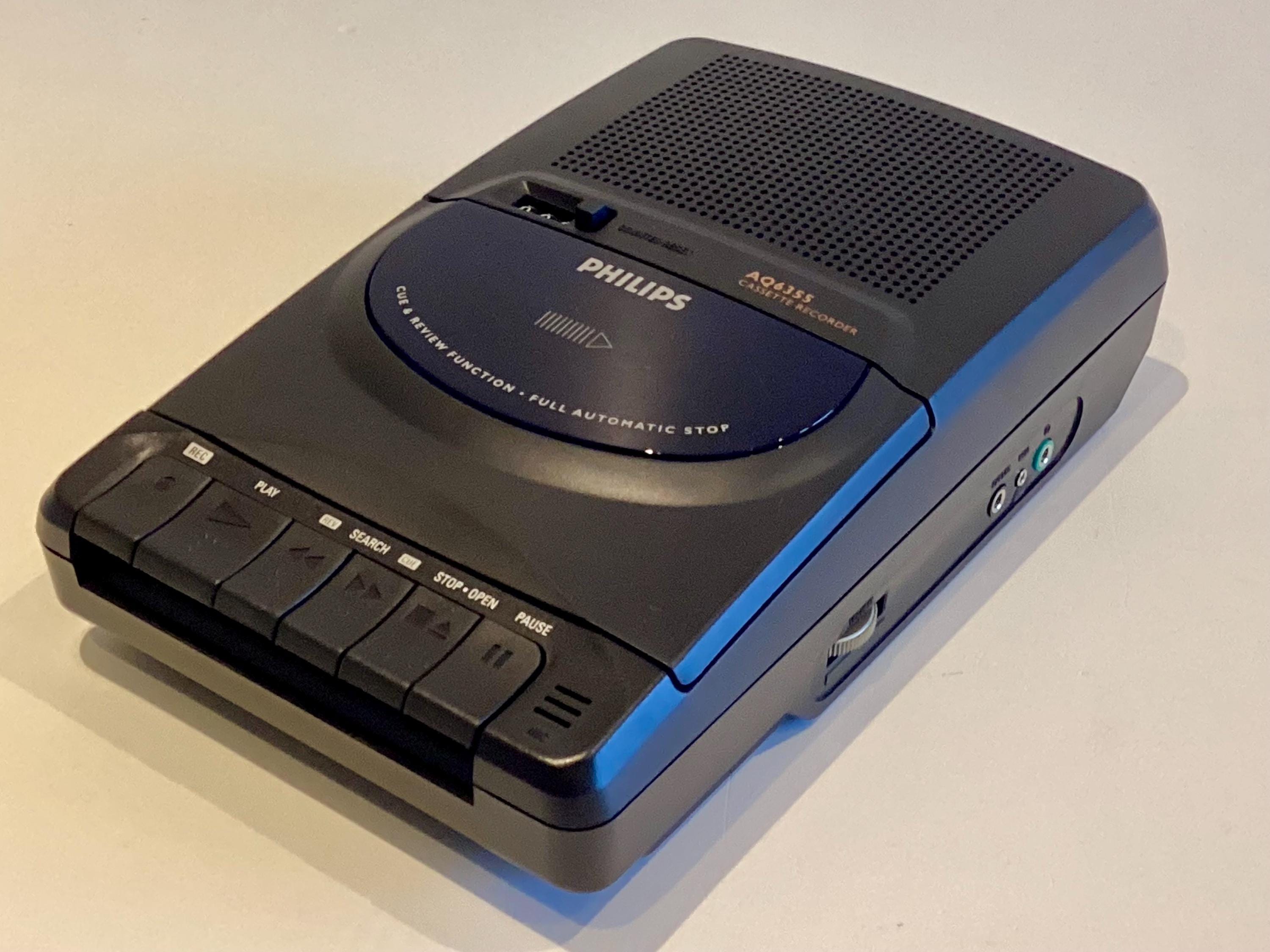 Vintage Cassette Player | Philips AQ6355 NOS Late 1990s, Portable Radio Recorder Sealed Box — photo 10 of 11