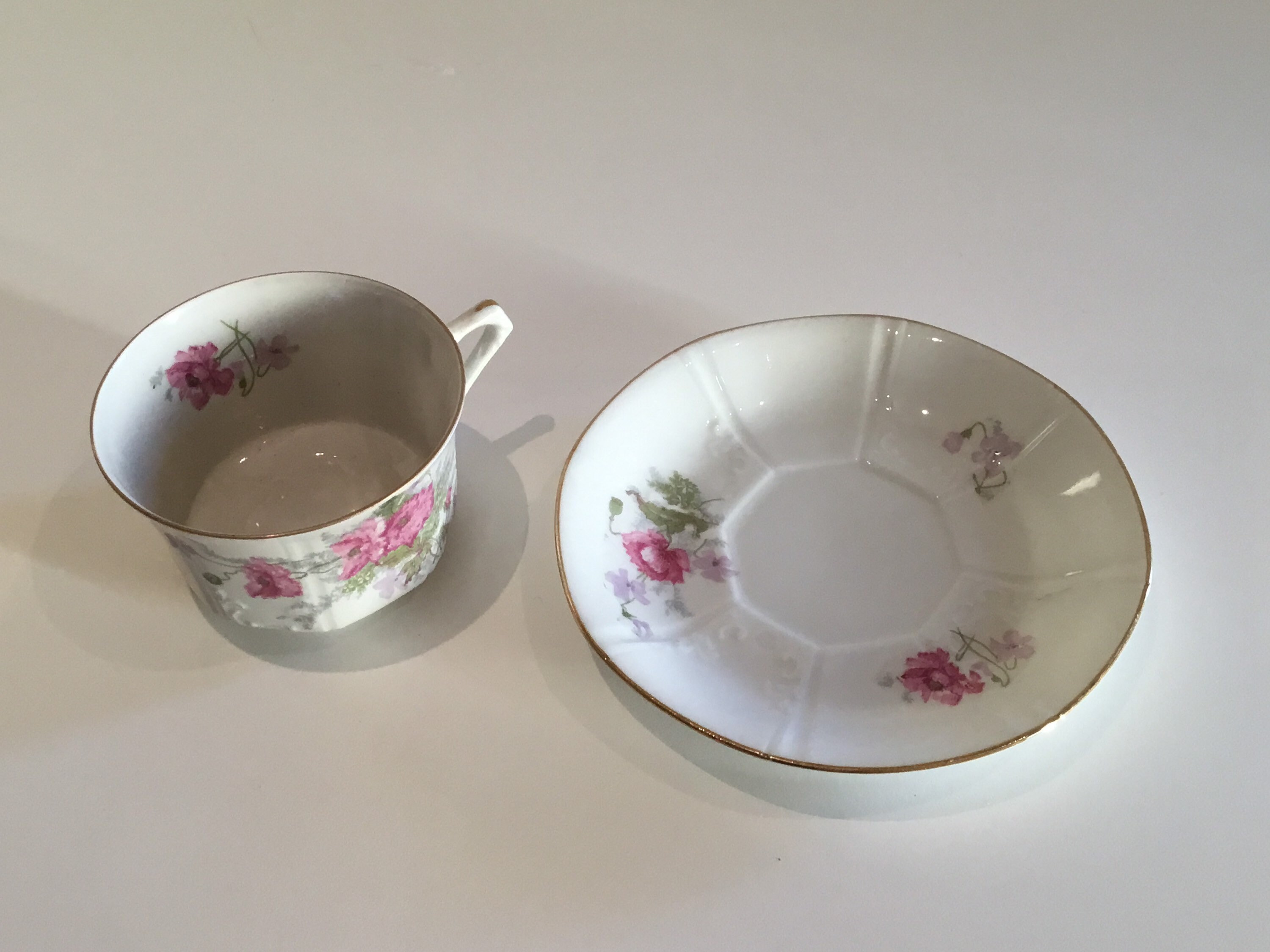 Limoges Porcelain Set | Art Deco Tea Service, 1920s French Hand-Painted — photo 5 of 10