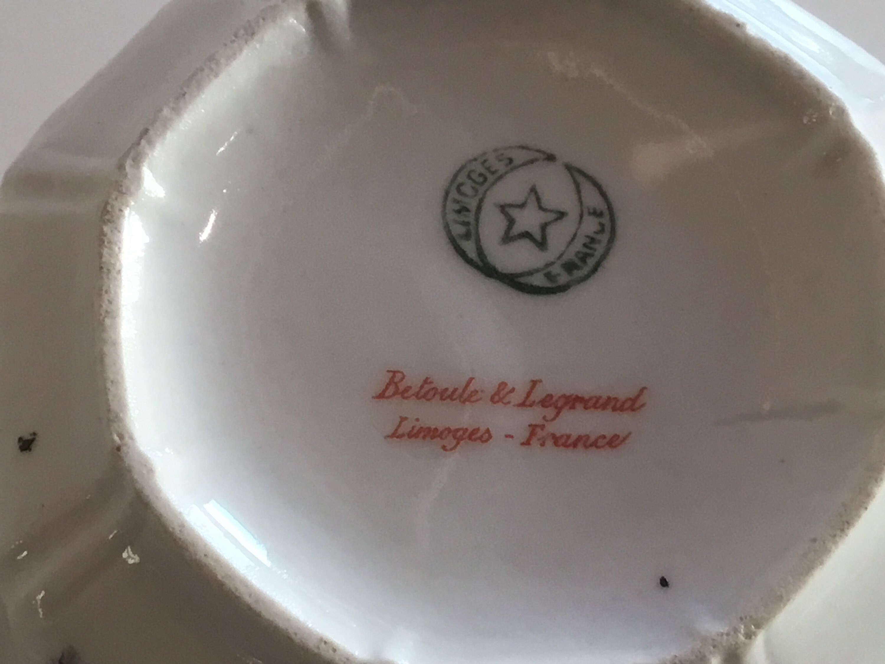 Limoges Porcelain Set | Art Deco Tea Service, 1920s French Hand-Painted — photo 6 of 10
