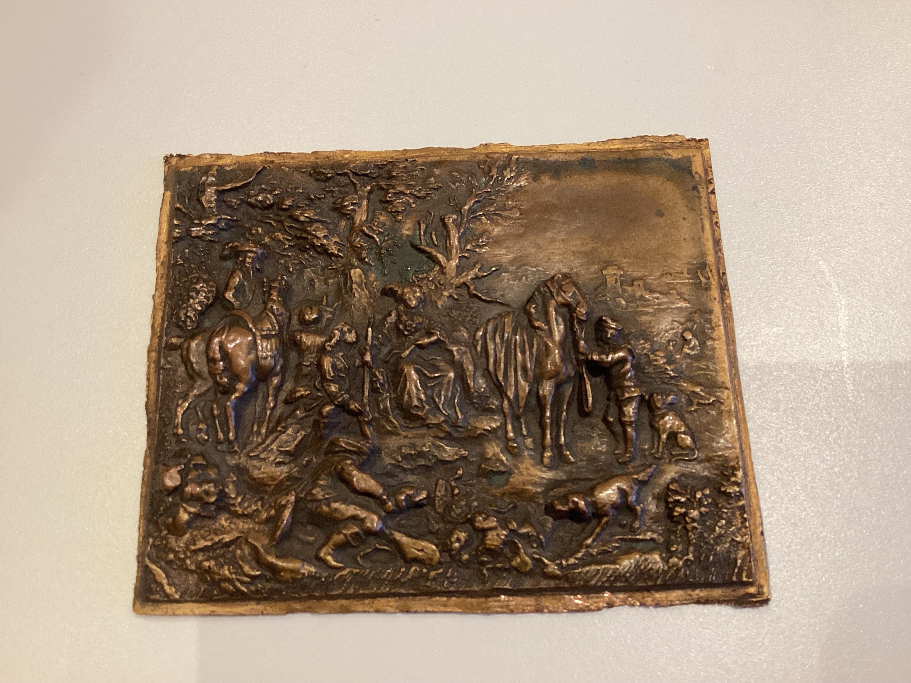 Antique Miniature 1800s | “Henri” Copper Casting Made In France — photo 2 of 11