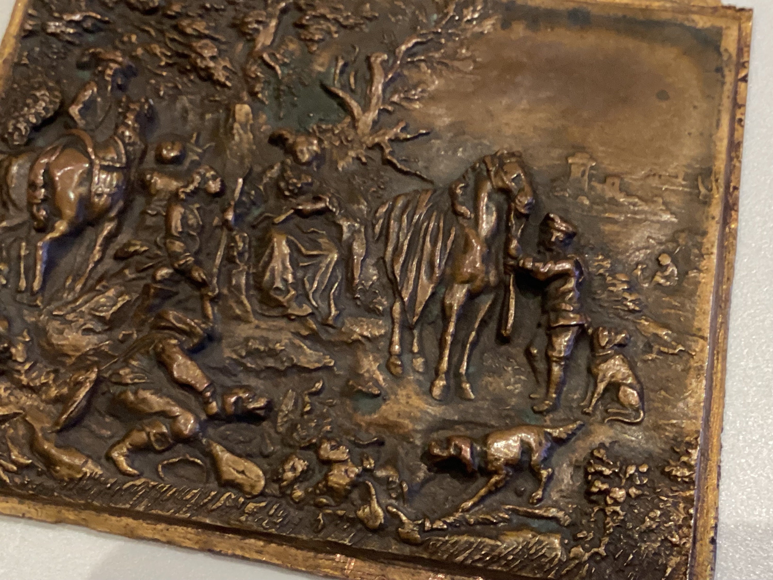 Antique Miniature 1800s | “Henri” Copper Casting Made In France — photo 8 of 11