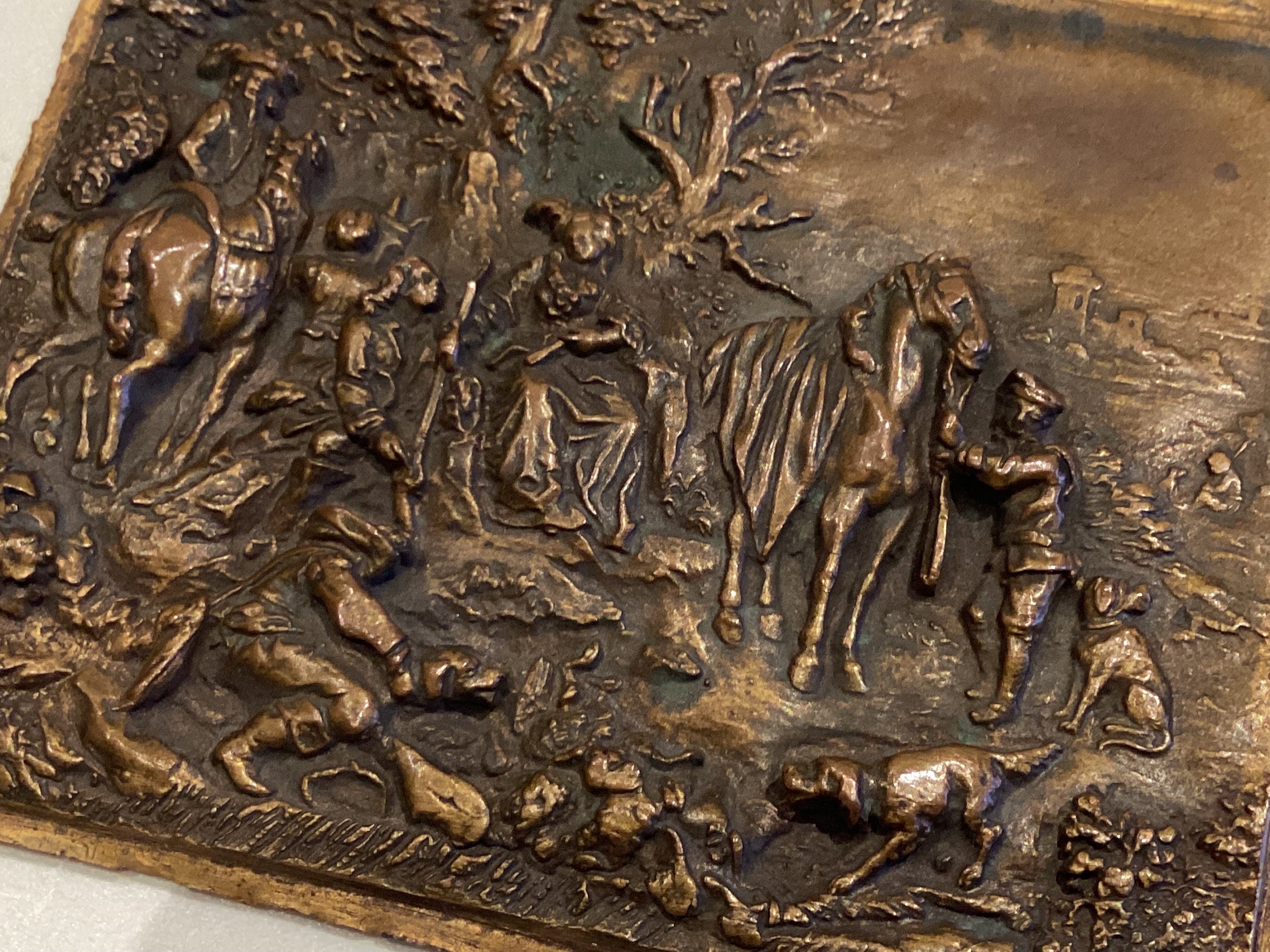 Antique Miniature 1800s | “Henri” Copper Casting Made In France — photo 9 of 11