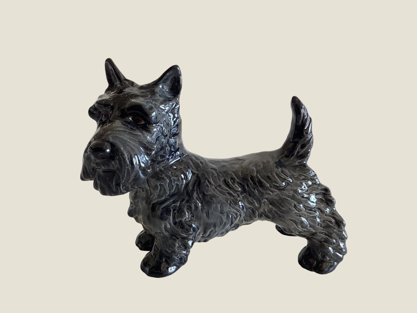 Vintage Dog Figurine | Goebel West Germany 1960s, Scottish Terrier Porcelain Collectible