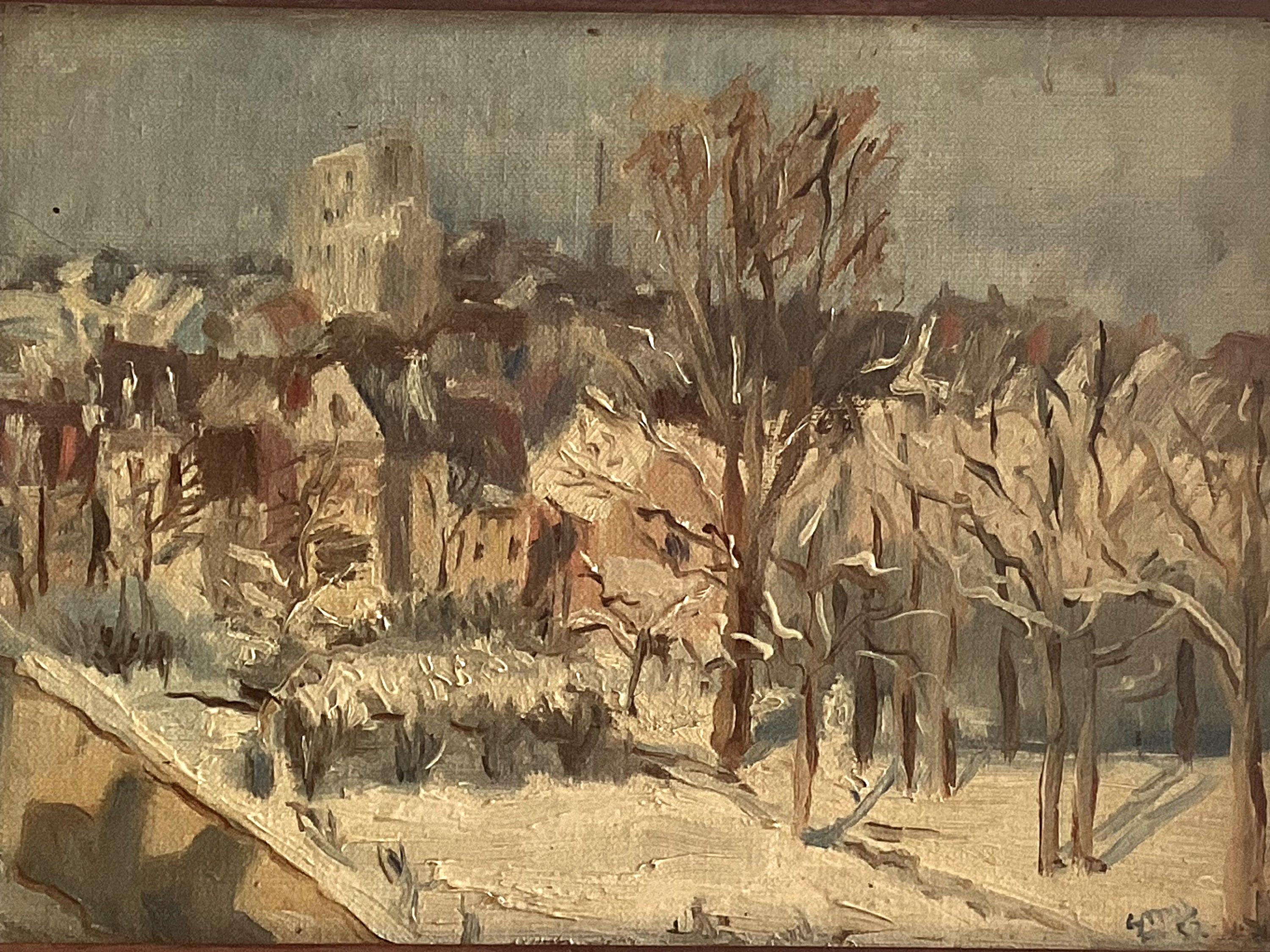 landscape with snow (1937) French Painting — photo 5 of 8