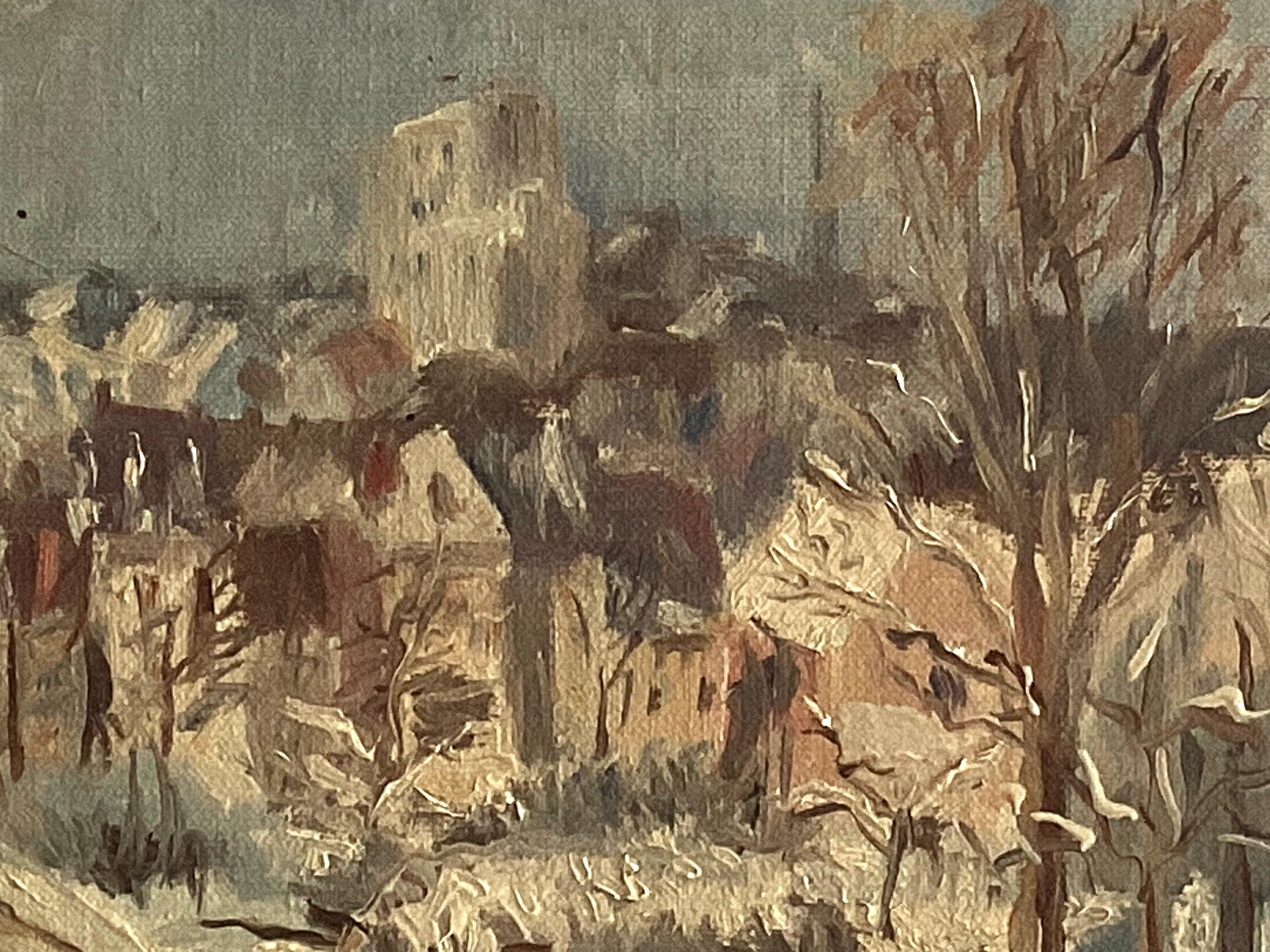 landscape with snow (1937) French Painting — photo 6 of 8