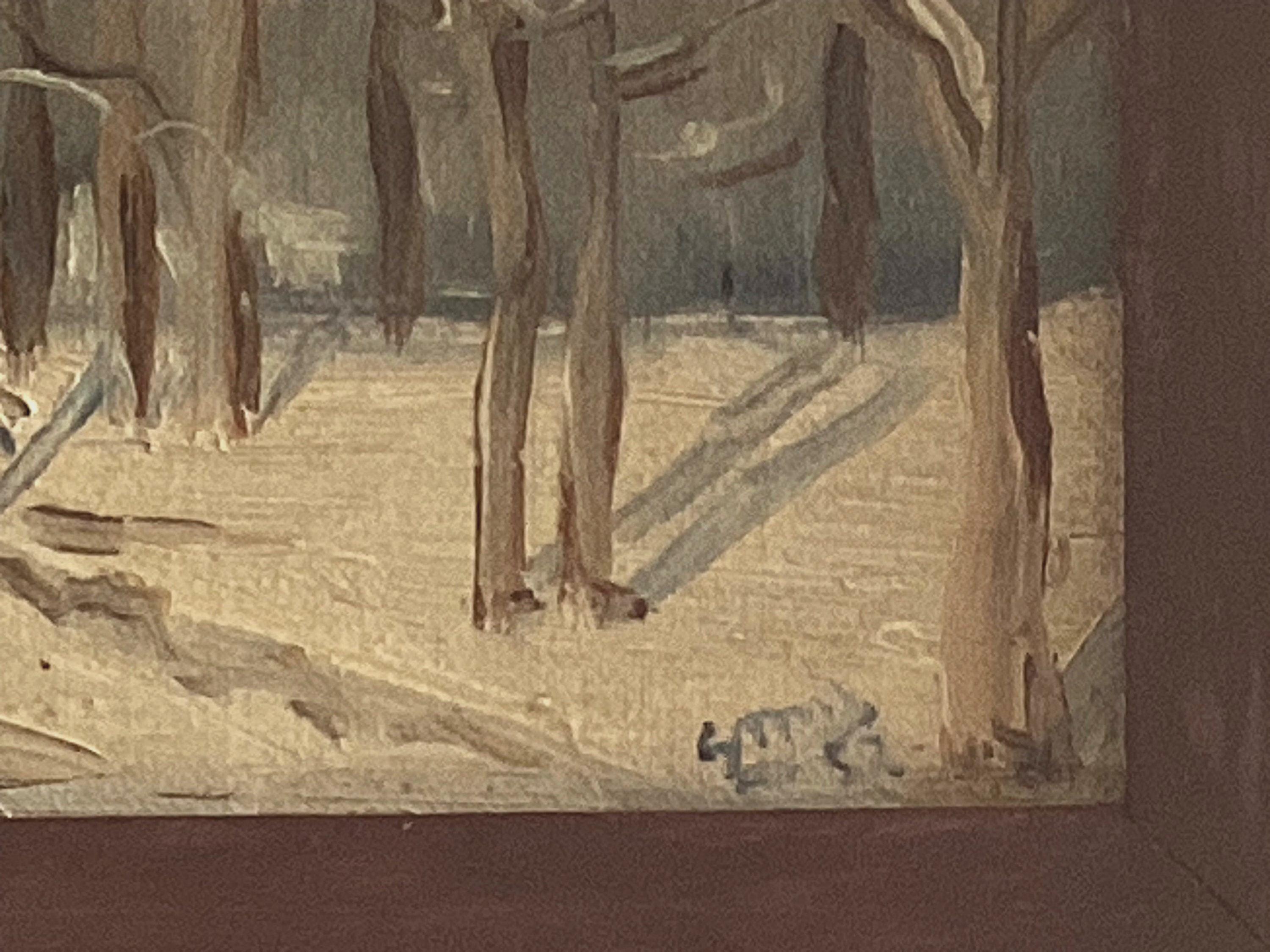 landscape with snow (1937) French Painting — photo 7 of 8