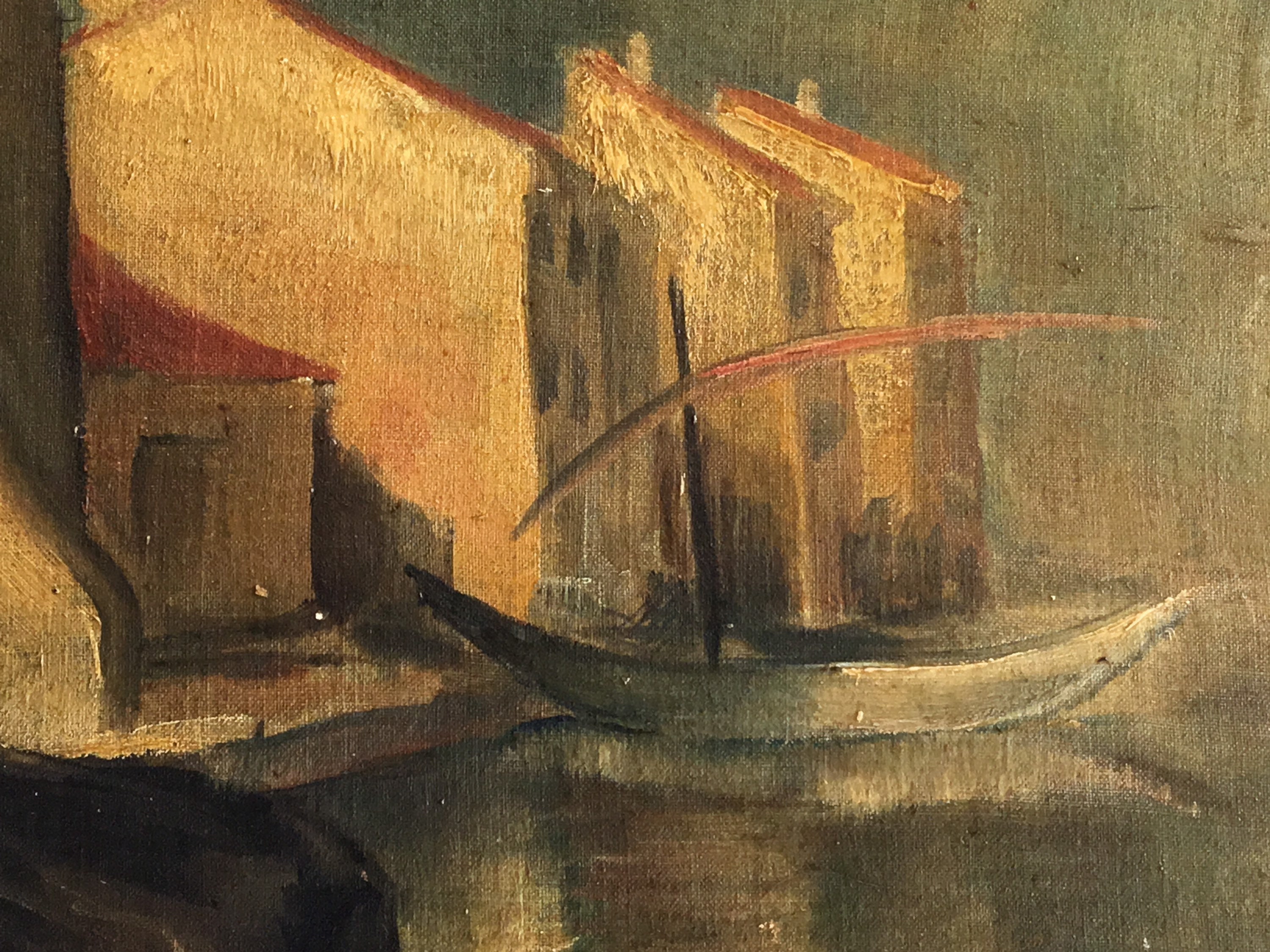 Vintage Seascape Painting | 1930s Alfred Verdier French School, Oil on Canvas — photo 6 of 10