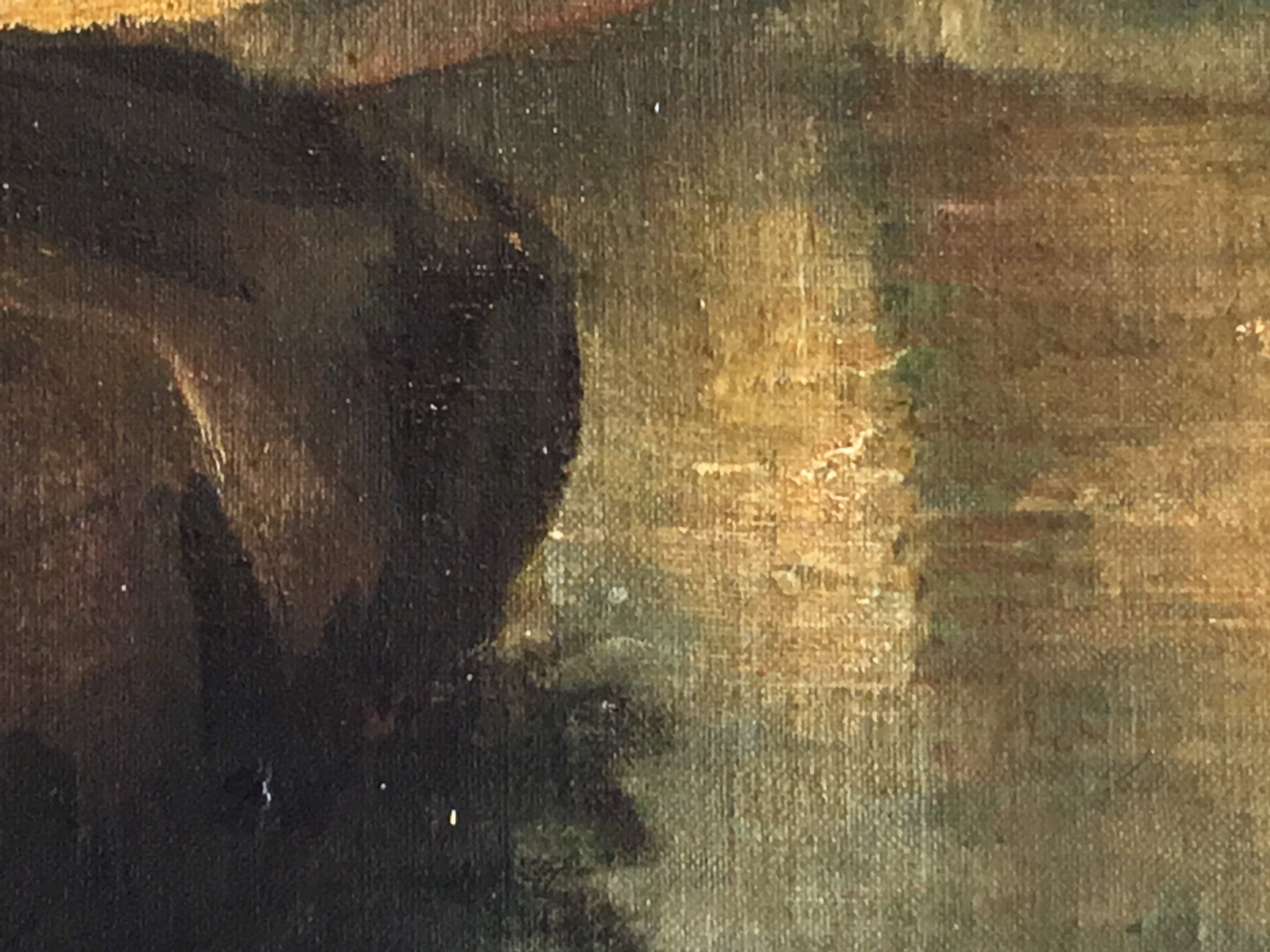 Vintage Seascape Painting | 1930s Alfred Verdier French School, Oil on Canvas — photo 7 of 10