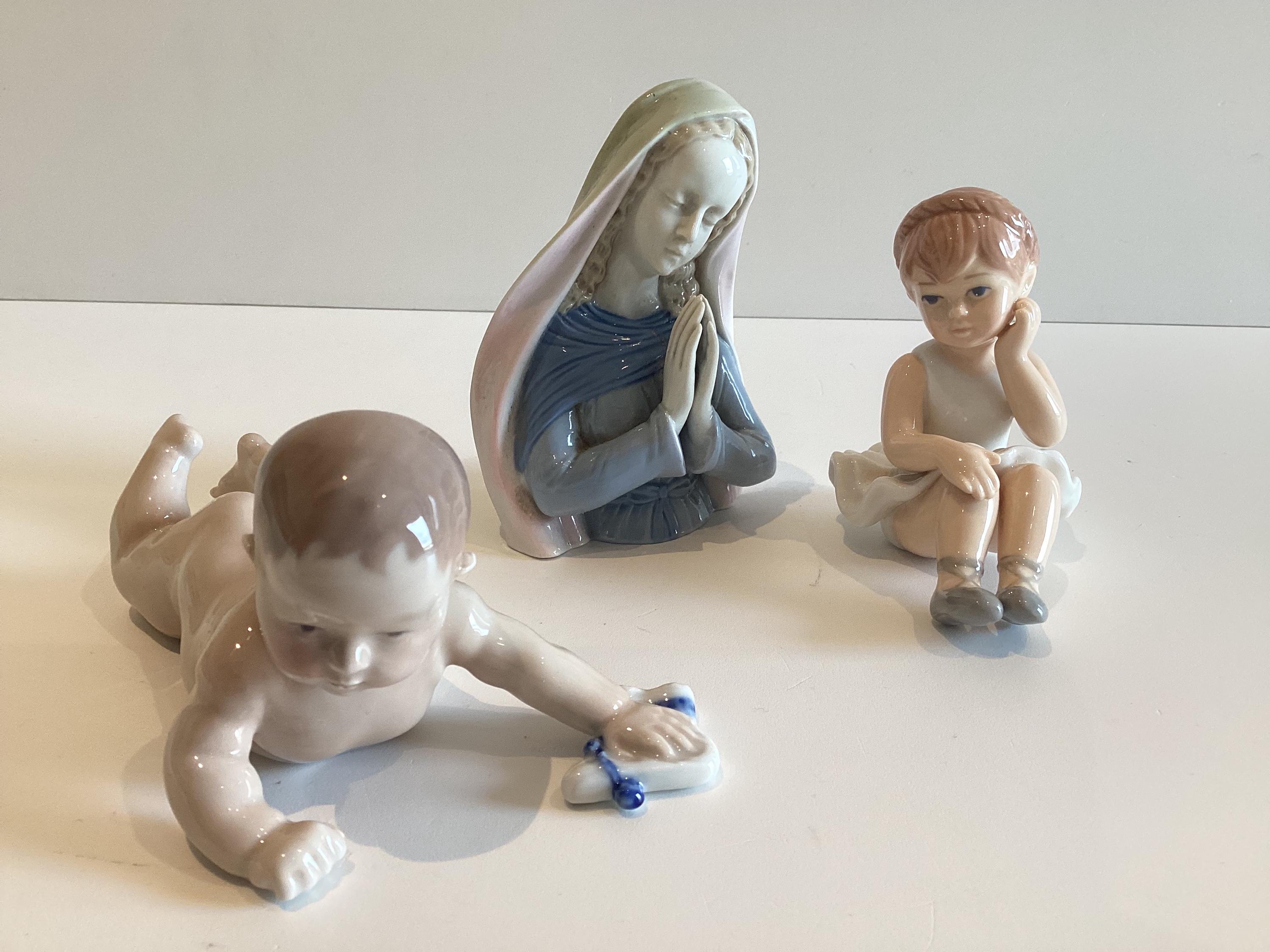 Porcelain Figurines Lot Royal Copenhagen & Metzler Ortloff Danish Royal 1970s–1980s — photo 2 of 9