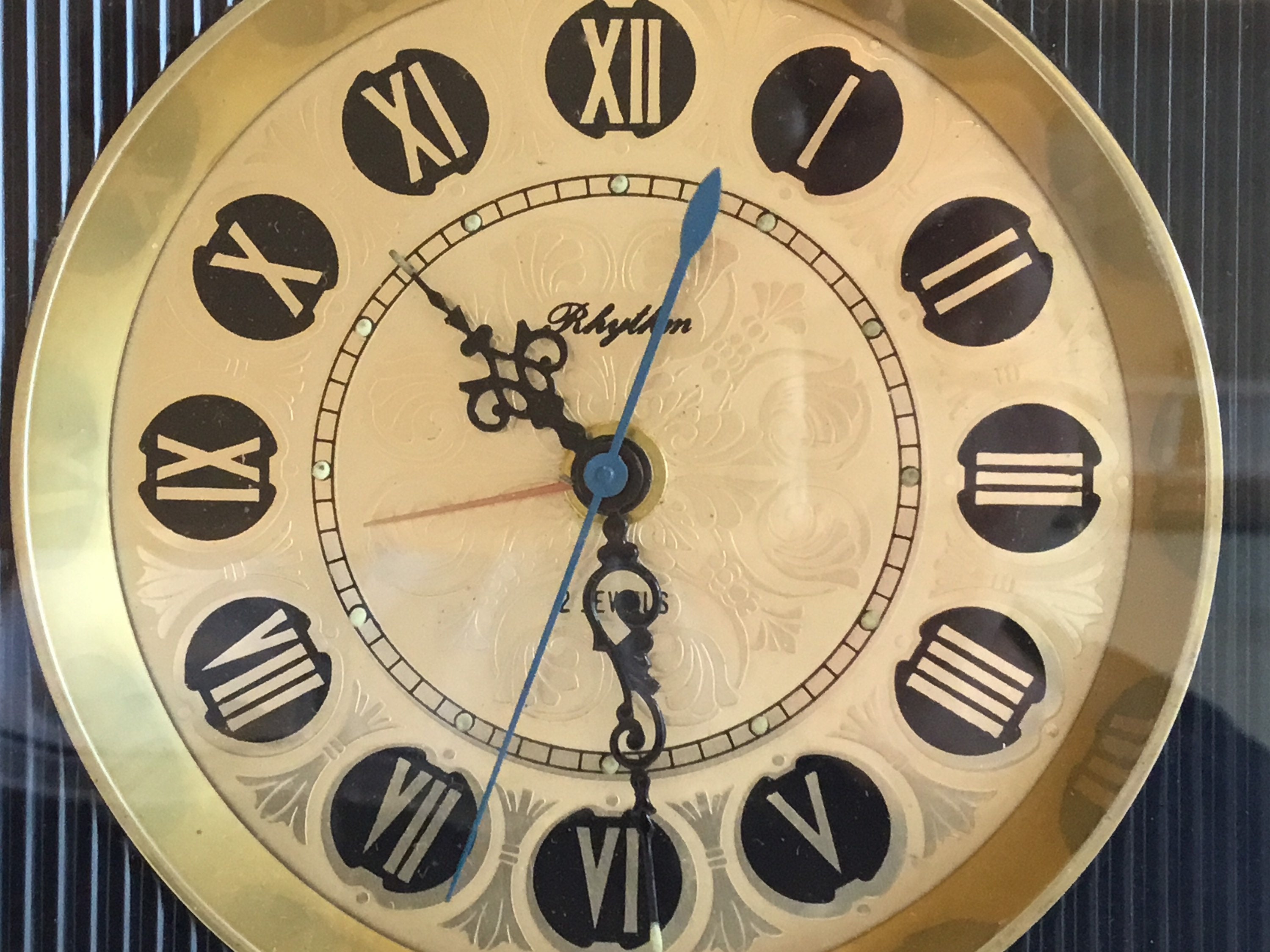 Rare Mechanical Rhythm 2 Jewels Alarm Clock (1967) Made In Japan NO. 51028 — photo 4 of 11