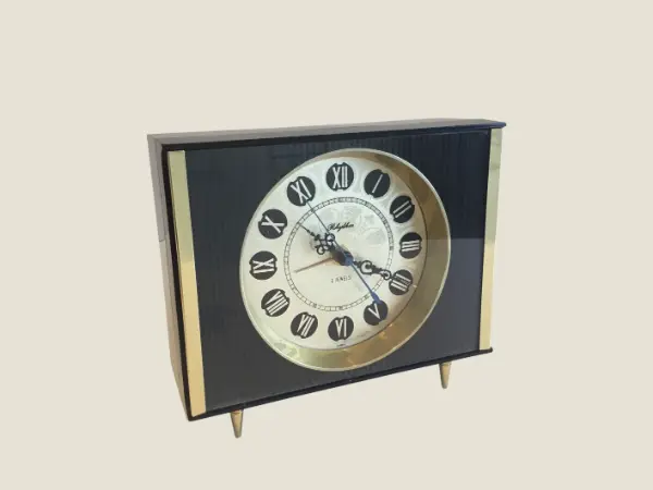 Rare Mechanical Rhythm 2 Jewels Alarm Clock (1967) Made In Japan NO. 51028
