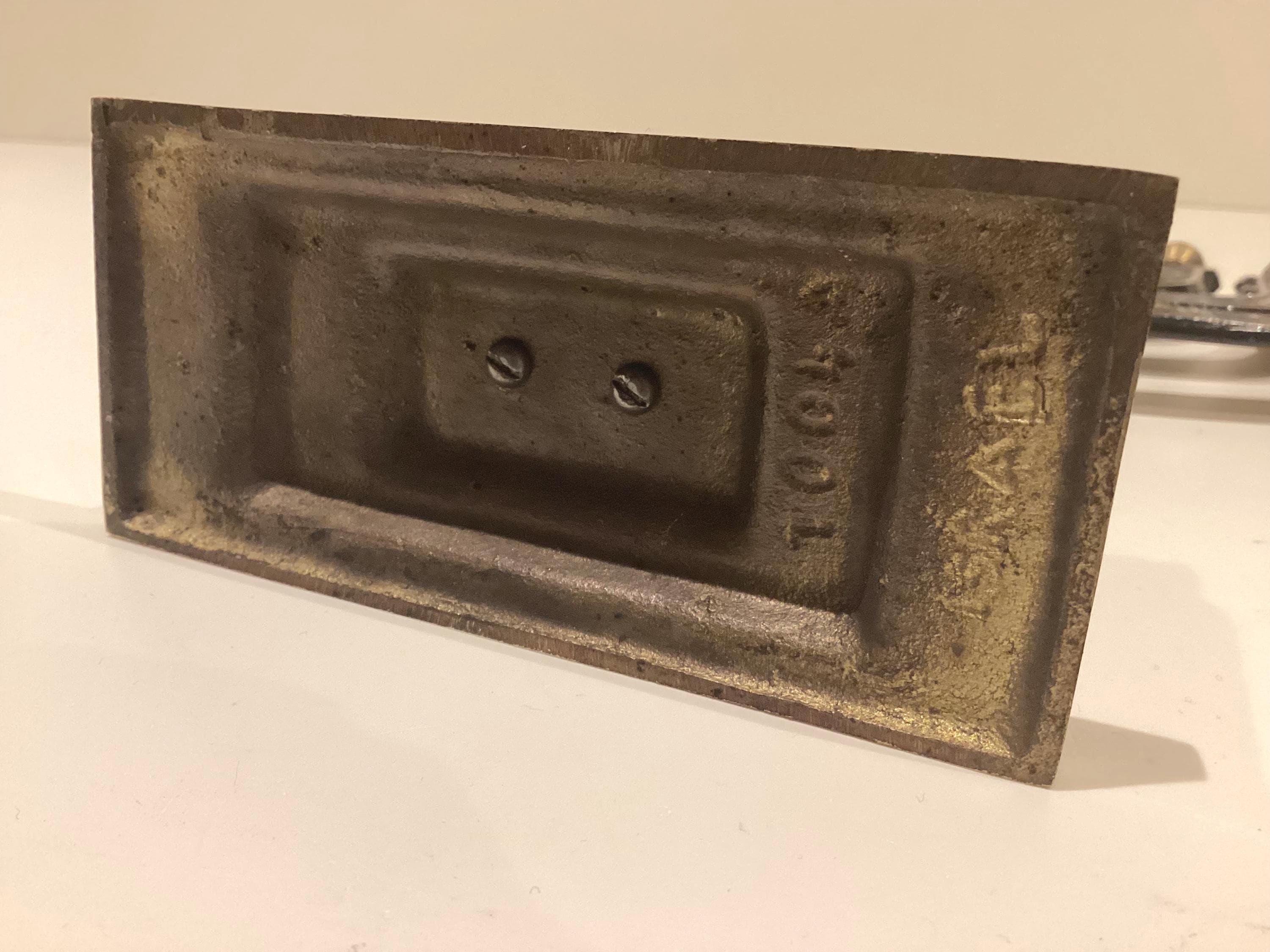 Vintage Menorah | 1950s Jerusalem Judaica Candelabra, Israel TO04 Marked — photo 7 of 7