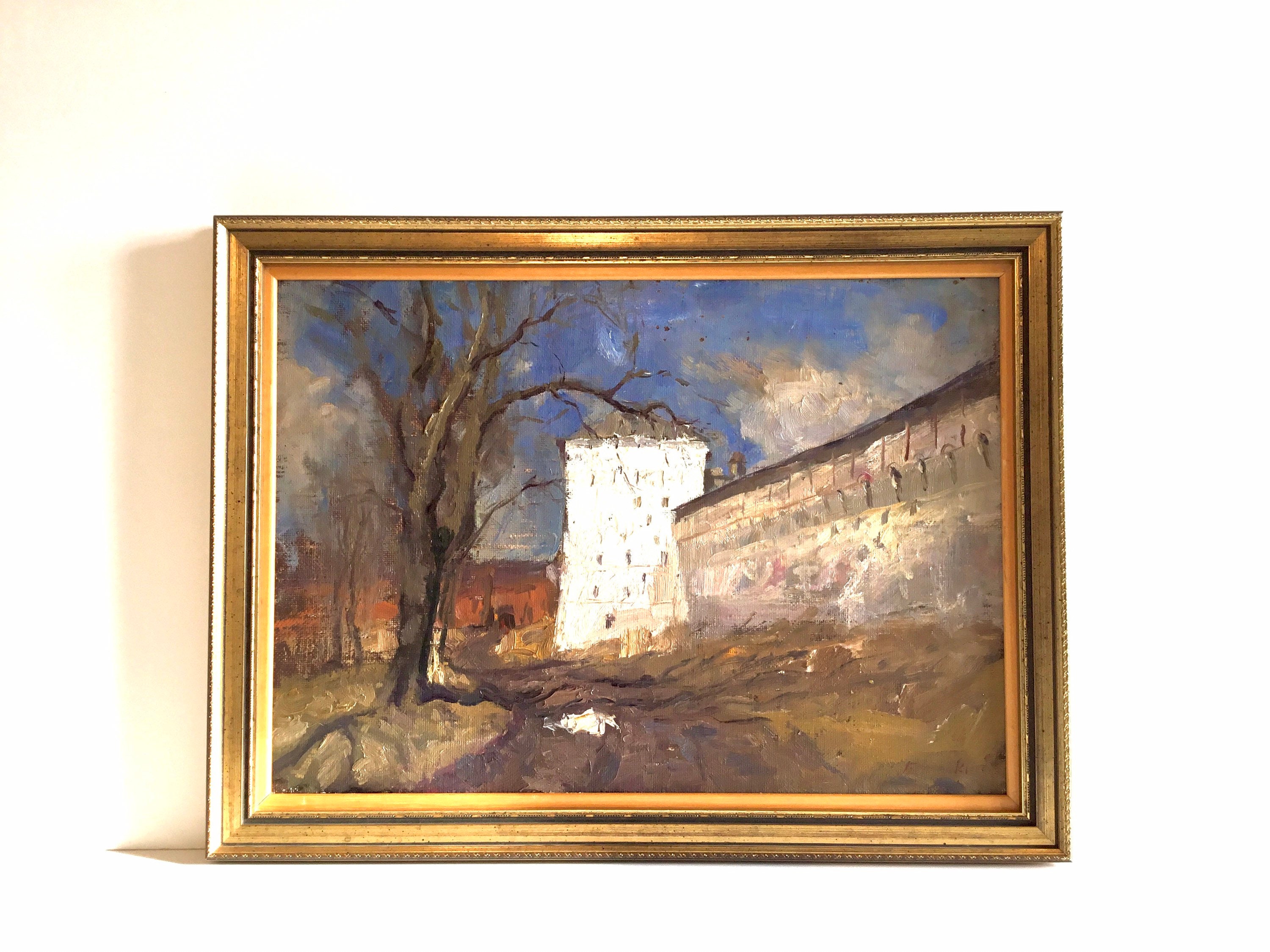 Rare Painting “1950s” oil on canvas cardboard — photo 2 of 11