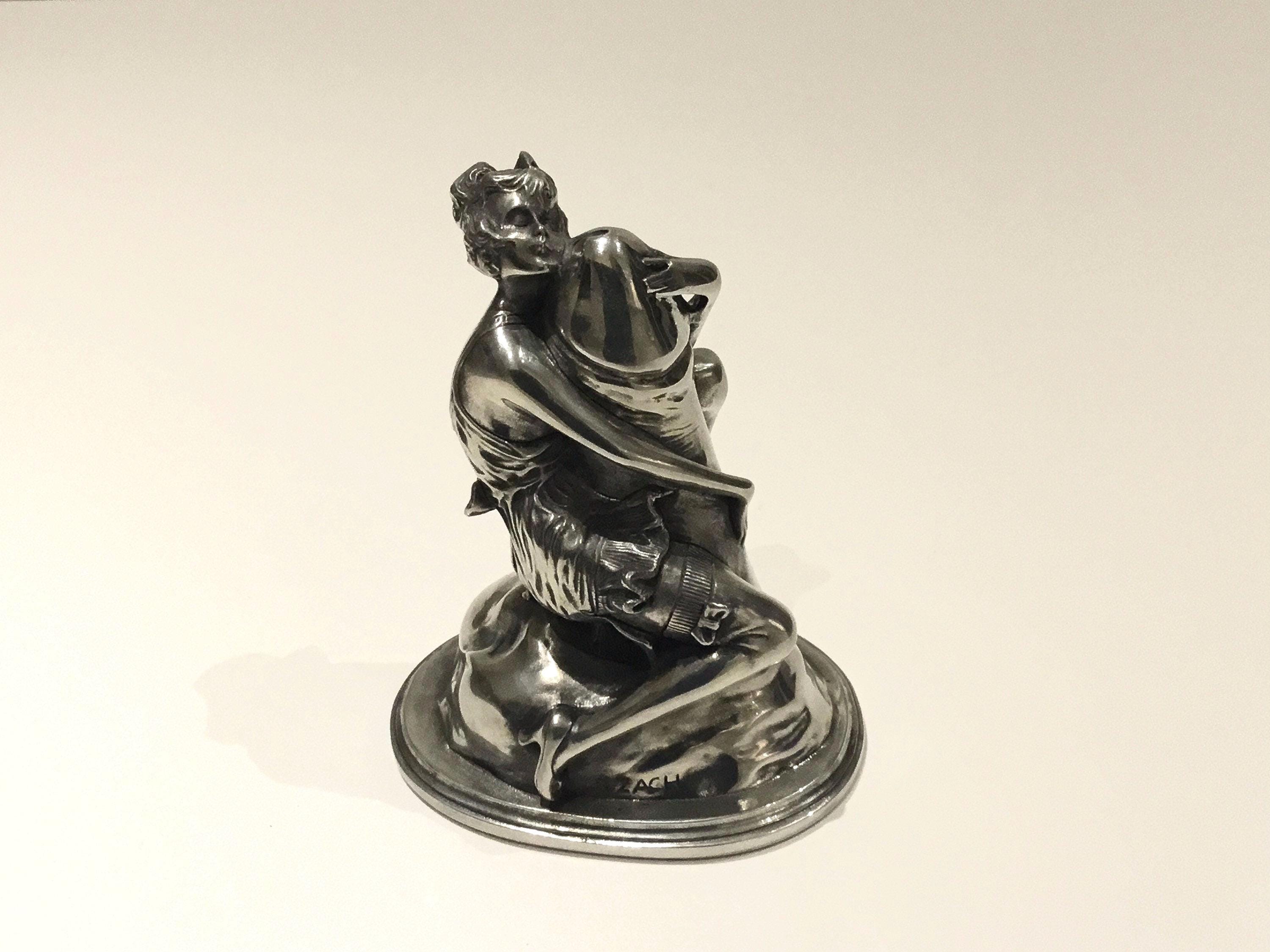 Art Deco Sculpture | 1930s Bruno Zach Silver Figurine, Austrian Statue — photo 2 of 11