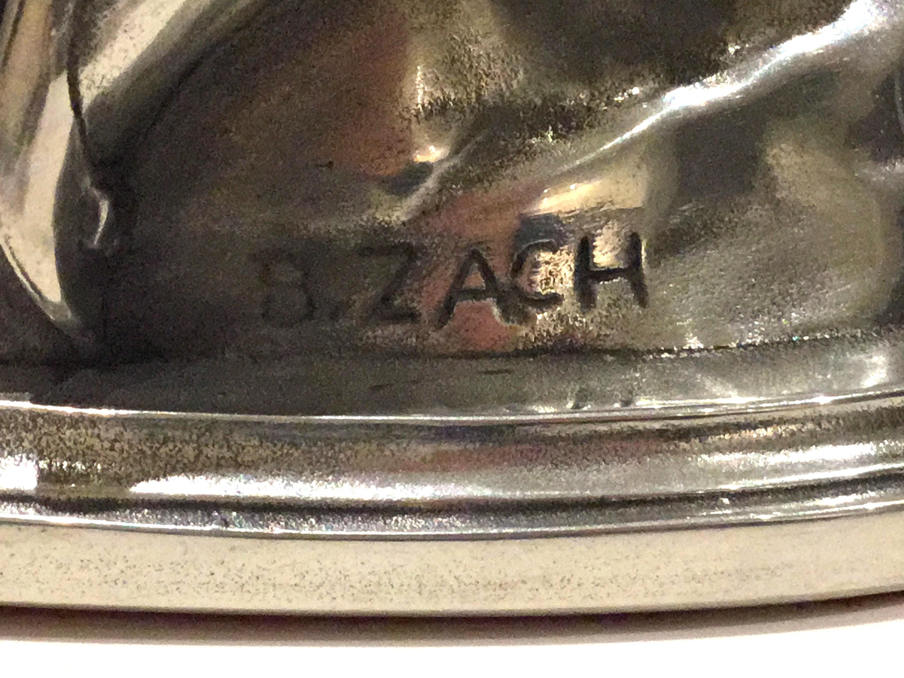 Art Deco Sculpture | 1930s Bruno Zach Silver Figurine, Austrian Statue — photo 11 of 11