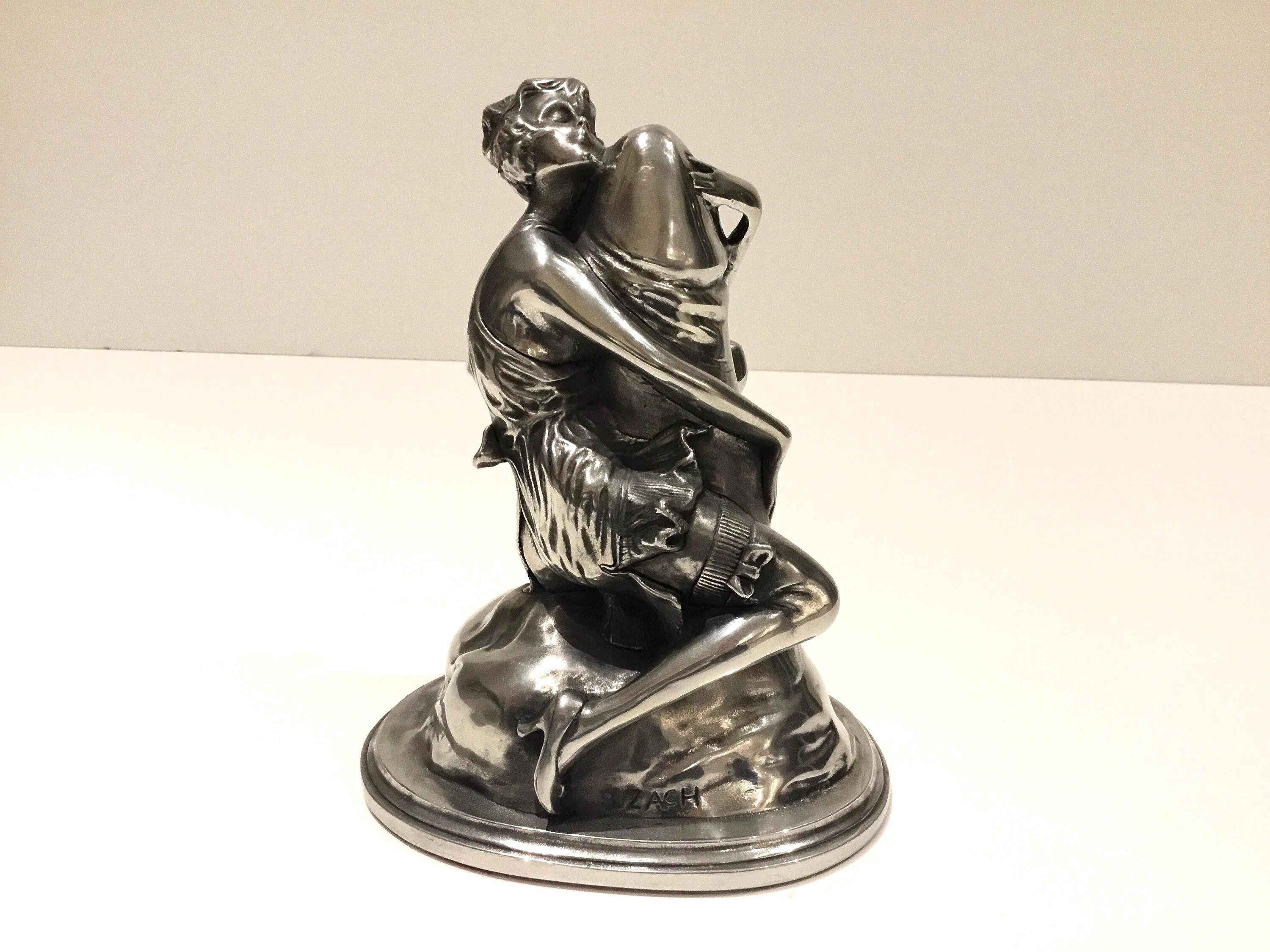 Art Deco Sculpture | 1930s Bruno Zach Silver Figurine, Austrian Statue — photo 3 of 11