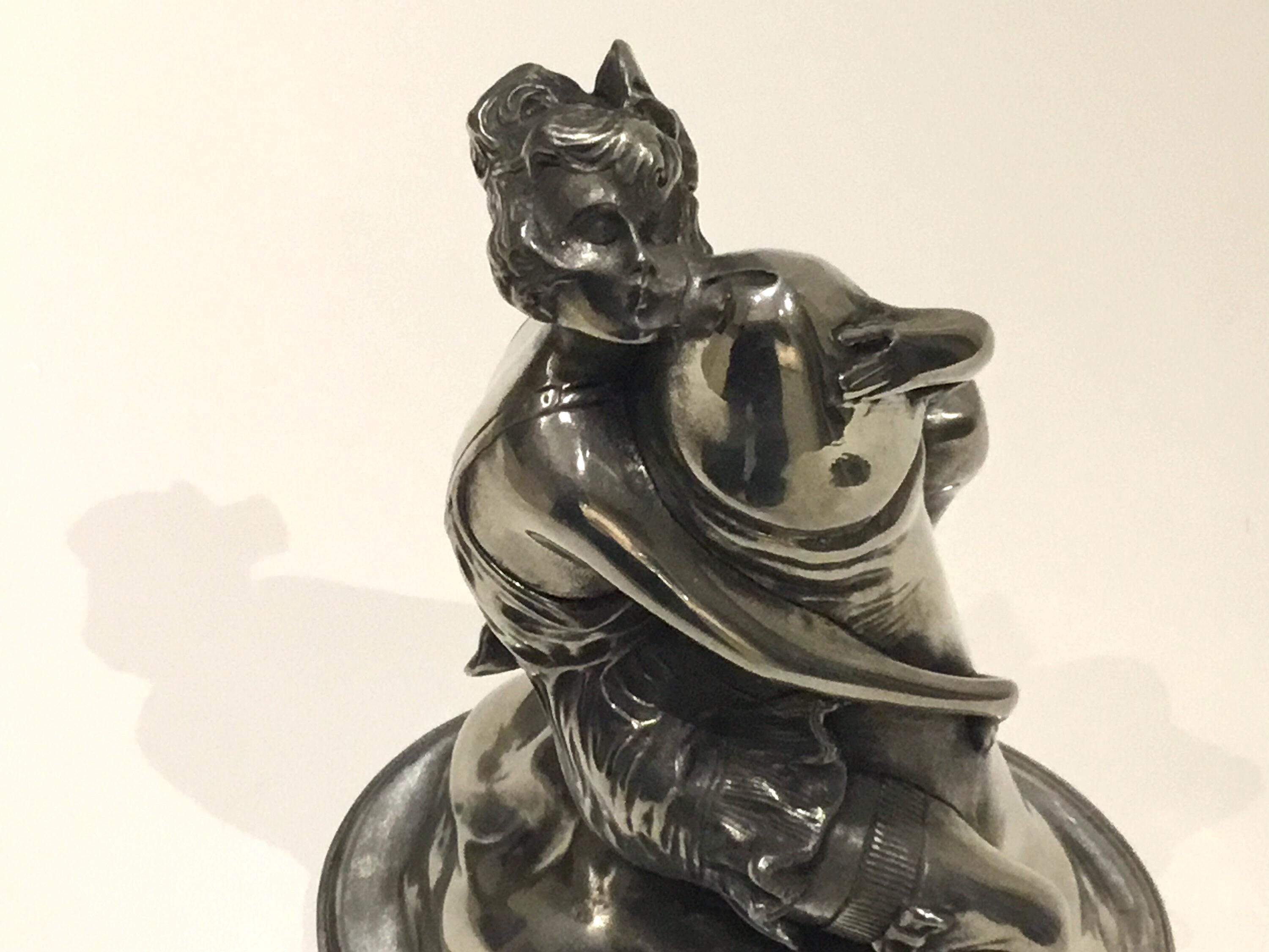 Art Deco Sculpture | 1930s Bruno Zach Silver Figurine, Austrian Statue — photo 8 of 11