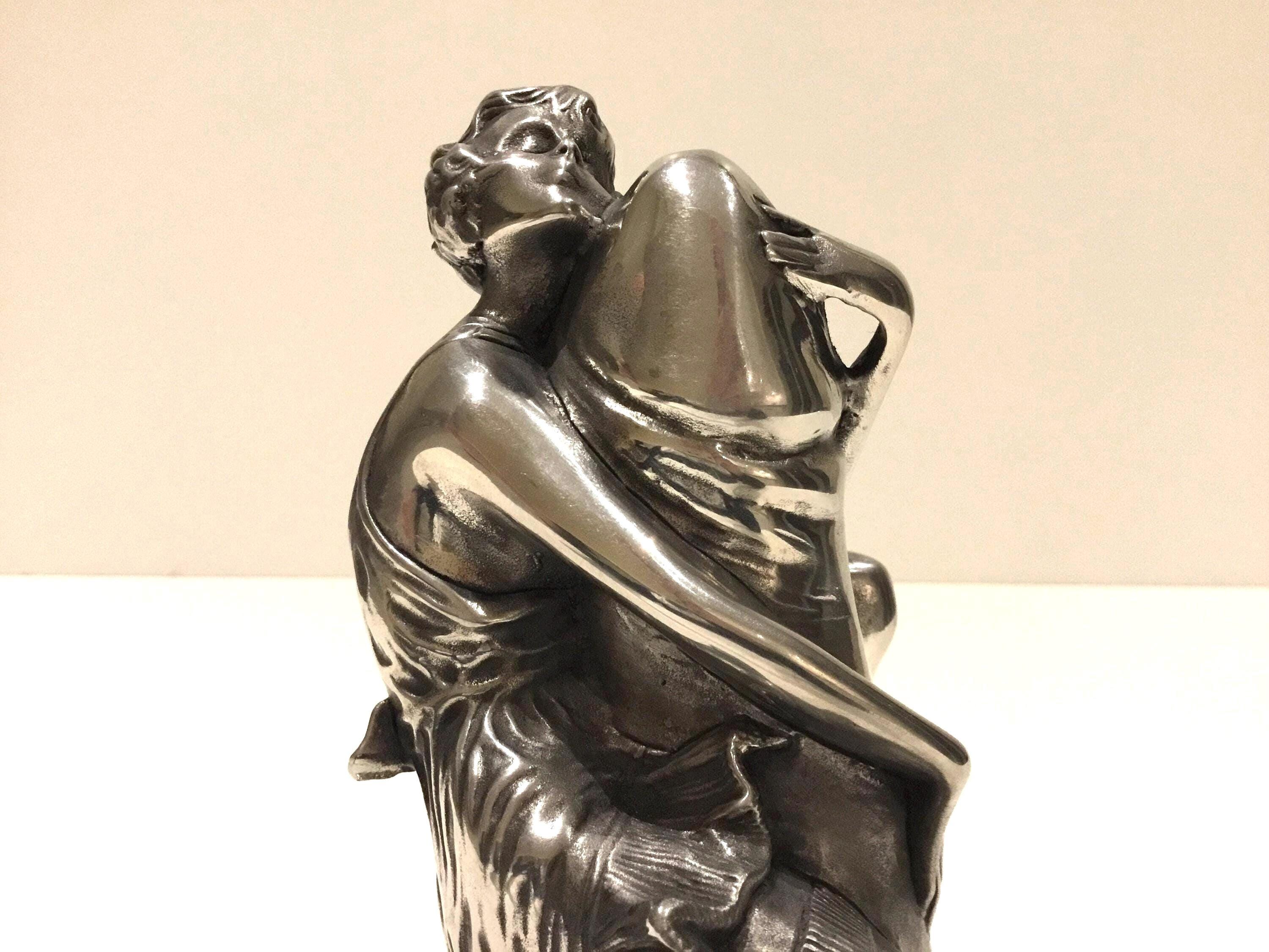 Art Deco Sculpture | 1930s Bruno Zach Silver Figurine, Austrian Statue — photo 9 of 11
