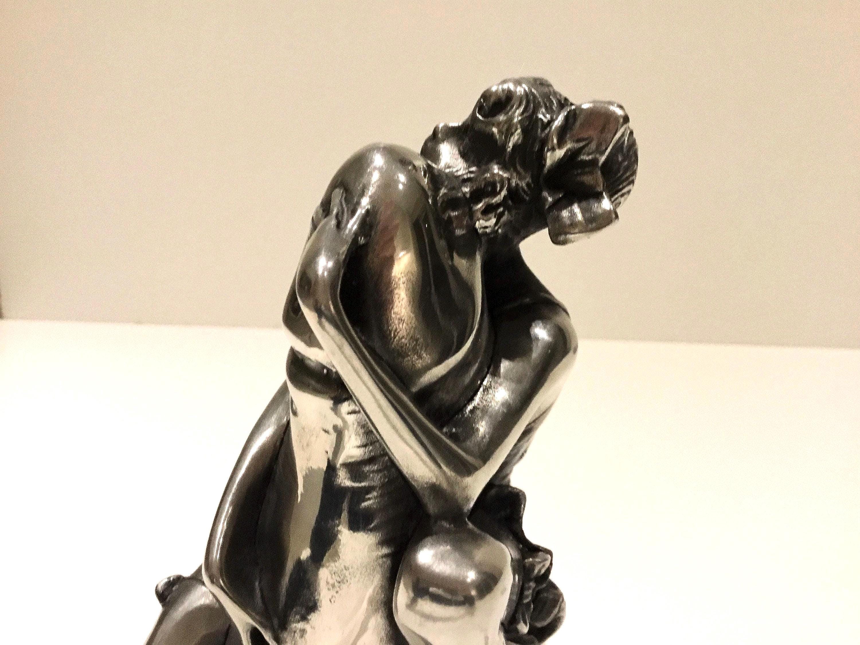 Art Deco Sculpture | 1930s Bruno Zach Silver Figurine, Austrian Statue — photo 10 of 11