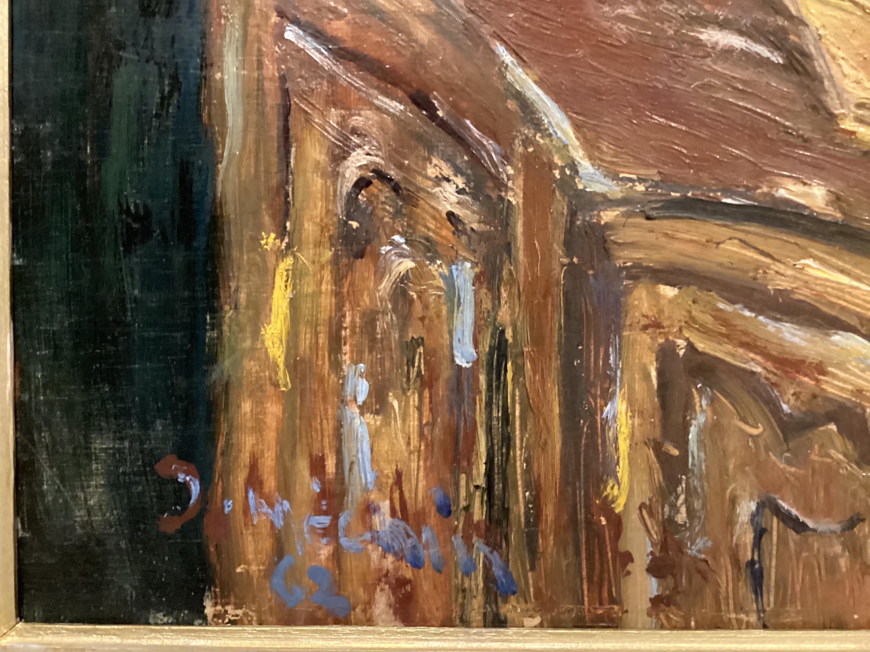 Vintage Painting | Negri 1962  Still Life Oil on Wood, Framed Italian-French Art — photo 6 of 9