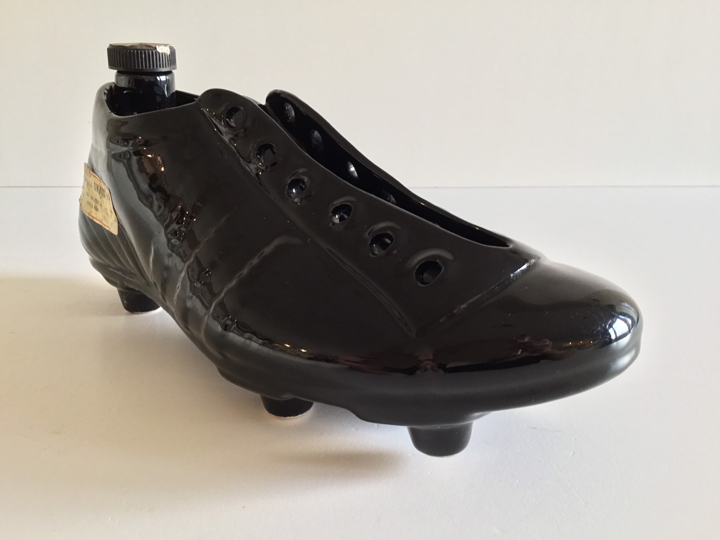 Vintage Bottle | 1981 KLEM Italian Football Boot, Garnier Liqueur Porcelain Bottle — photo 3 of 11