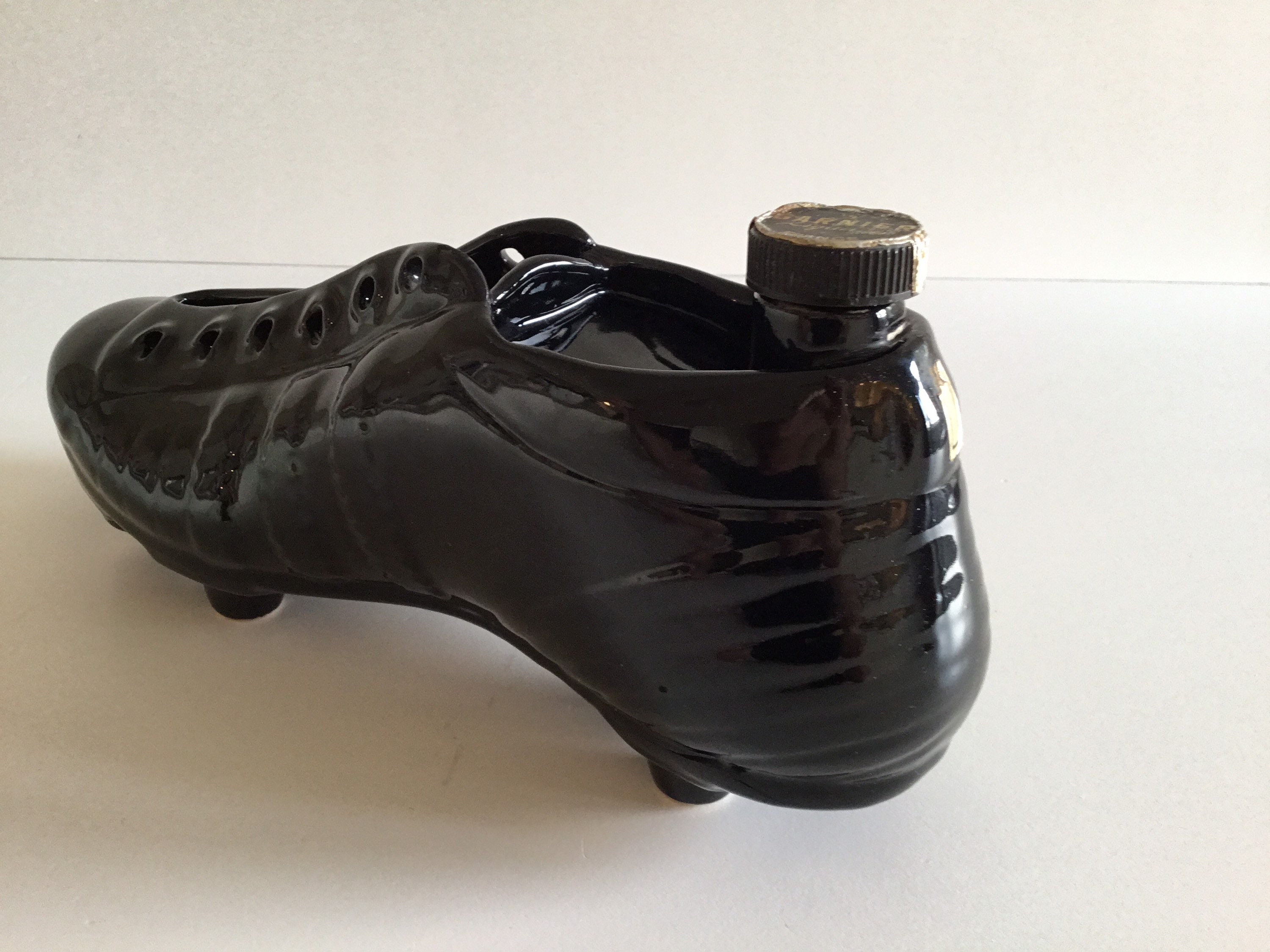 Vintage Bottle | 1981 KLEM Italian Football Boot, Garnier Liqueur Porcelain Bottle — photo 5 of 11