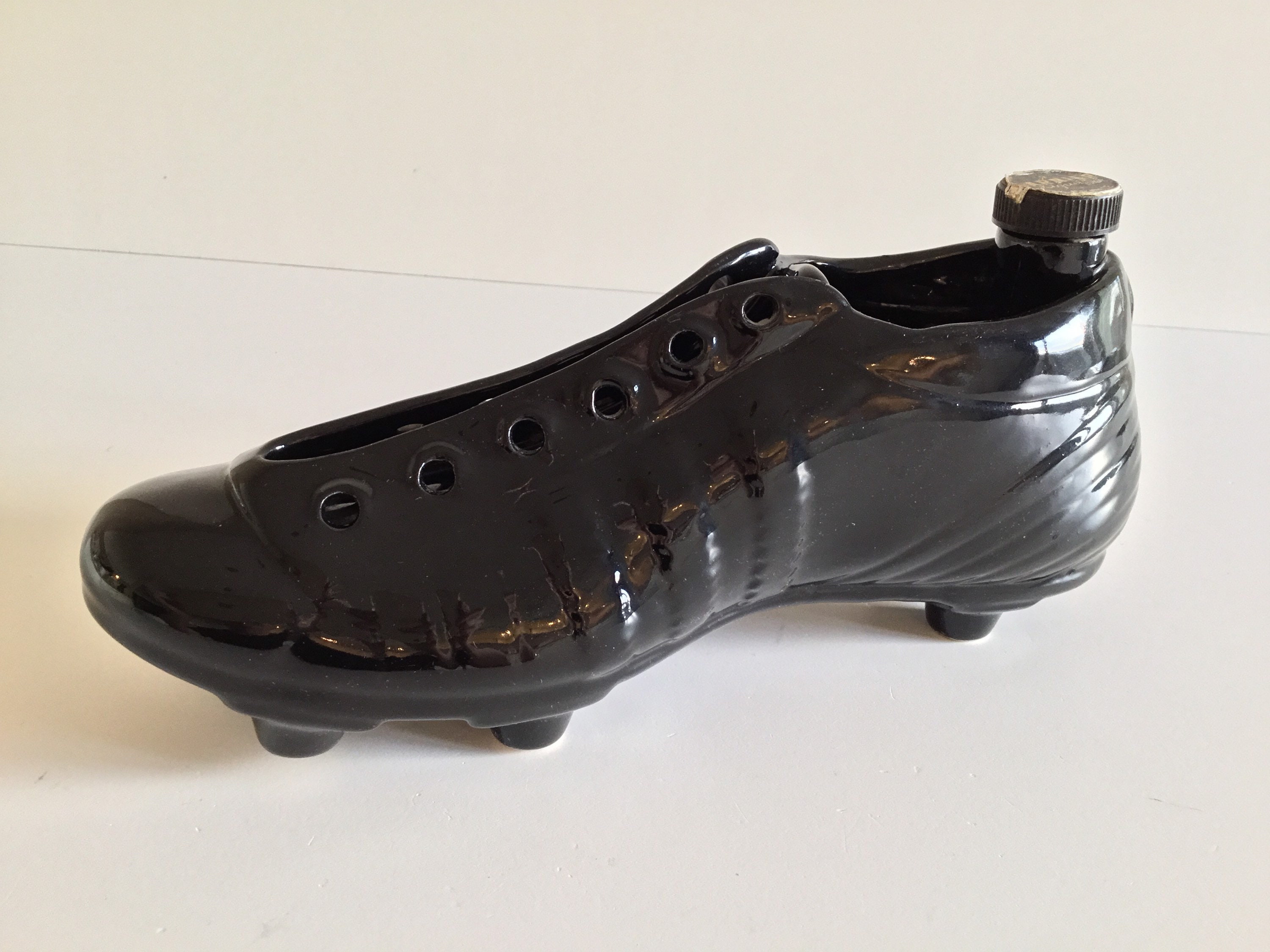 Vintage Bottle | 1981 KLEM Italian Football Boot, Garnier Liqueur Porcelain Bottle — photo 6 of 11
