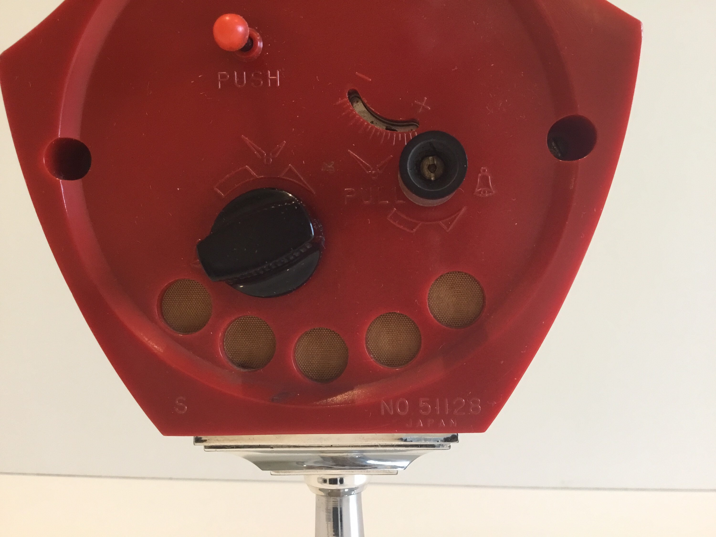 Vintage Alarm Clock | Rhythm Japan 1960s Mechanical, 2-Jewel Movement Silver Dial — photo 10 of 10