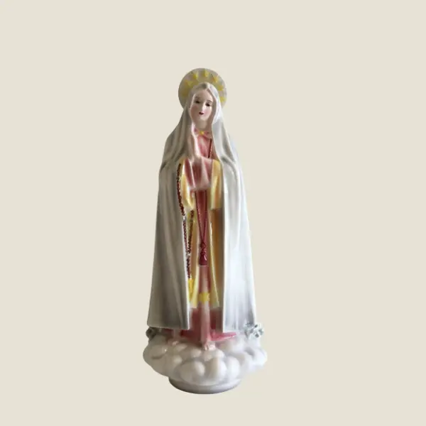 Vintage Porcelain Figurine | Keramos Wien Austria 1920s, Saint Mary Hand Painted Collectible