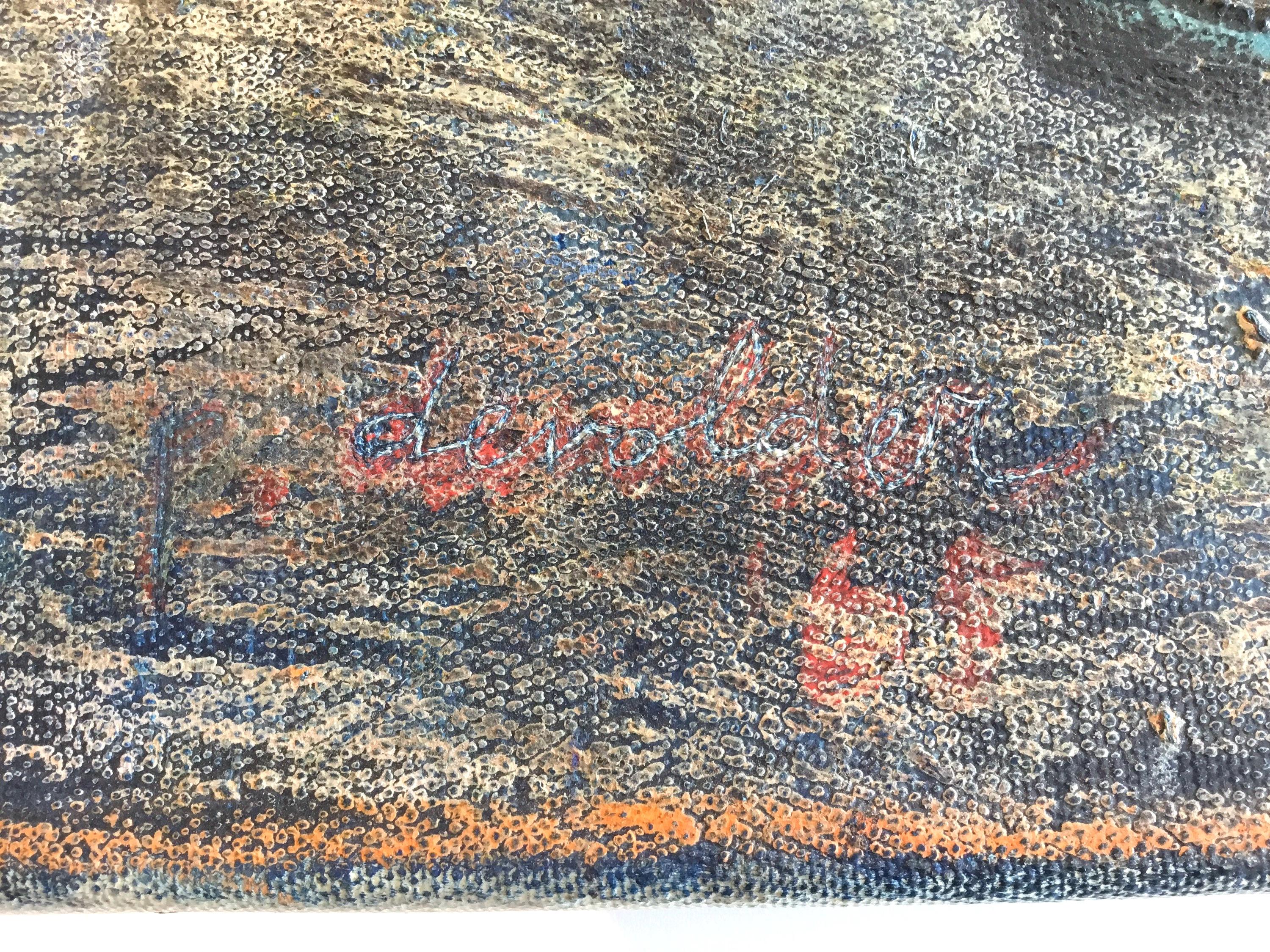 Vintage Floral Painting | 1965 Piet Devolder Belgian Artist, Signed Oil on Canvas — photo 6 of 7